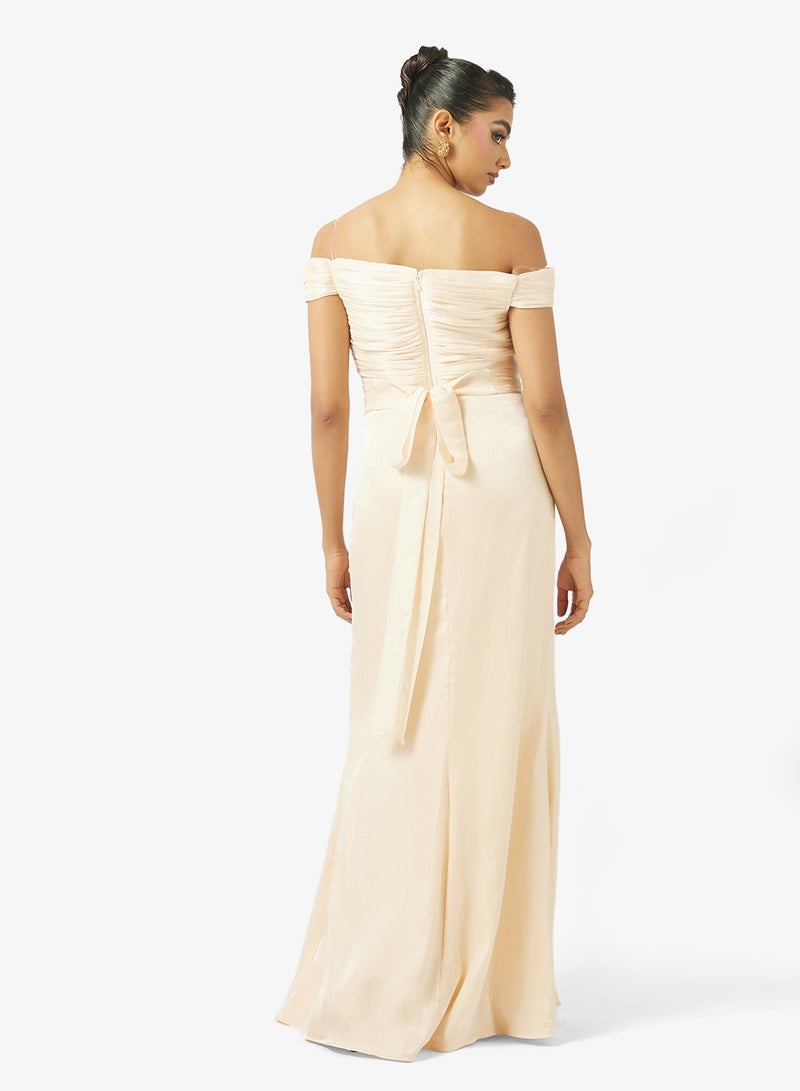 Iyra One-Shoulder Side Slit Dress - Image 2